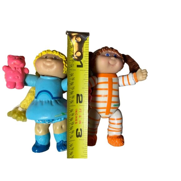 Cabbage Patch Kid Miniature Figures with Teddy Bears- set of 2 Custom Lot - Picture 11 of 11